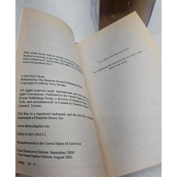 Terry Brooks Set 3 Paperback Books The Voyage of the Jerle Shannara Vintage - Picture 11 of 16